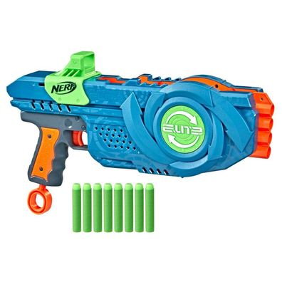 Nerf Elite 2.0 Flipshots Flip-8, Nerf Gun (blaugrau/orange)