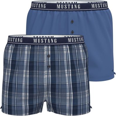 Mustang Freddy Herren Unterhose Boxershorts Unterwäsche Sport 2er Set