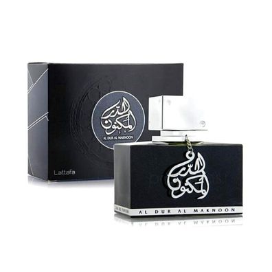 Al Dur Al Maknoon Silver Jasmine Fruity Patchouli Ambery By Lattafa 100ml Edp