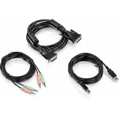 Trendnet Cable Set Dvi-I, Usb And Audio Kvm Tk-232dv 3m