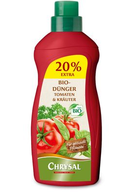 Chrysal Bio Dünger Tomaten & Kräuter, 1,2 Liter