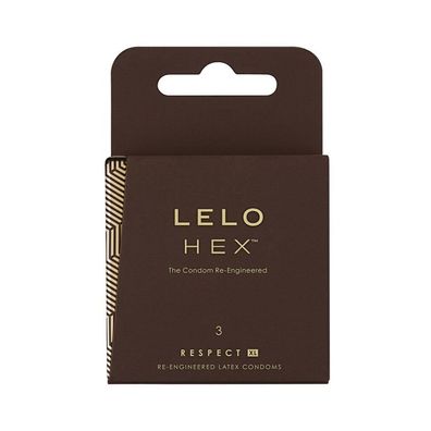 LELO HEX Condoms Respect XL 3 Pack