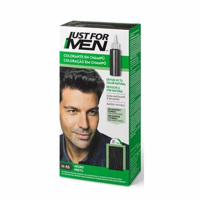 Just For Men Natürliches Schwarzes Shampoo Färbeshampoo 30ml