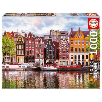 Educa Puzzle 9218458 - Dancing houses - 1000 Teile Puzzle