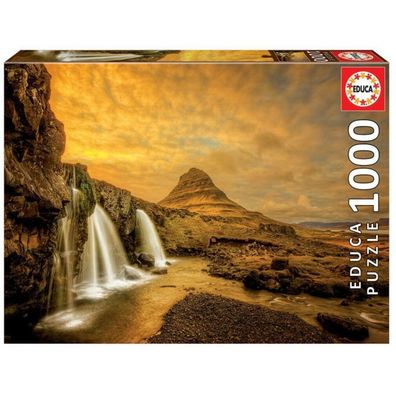 Educa Puzzle 9217971 - Kirkjufellsfoss Waterfall - 1000 Teile Puzzle