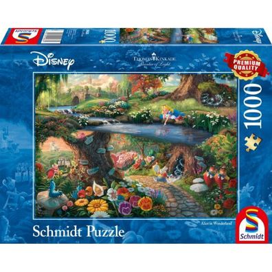 Thomas Kinkade Painter of Light Disney Alice im Wunderland 1000 Teile