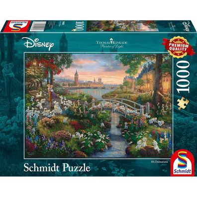 Thomas Kinkade Studios Painter of Light 101 Dalmatiner 1000 Teile