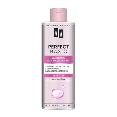 AA Perfect Basic Beruhigende Mizellare Lösung 3 in 1 für empfindliche Haut 200ml