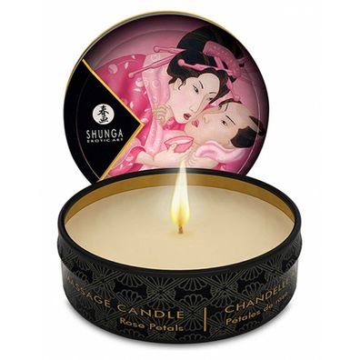 Shunga - Mini Massagekerze - Rose Petals 30ml