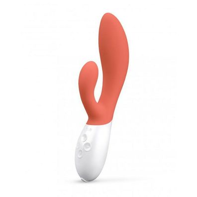 LELO - Ina 3 - Rabbit Vibrator - Coral