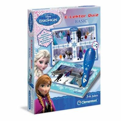 Clementoni 69369 - E-Lektor Quiz - Disney Frozen / Die Eiskönigin