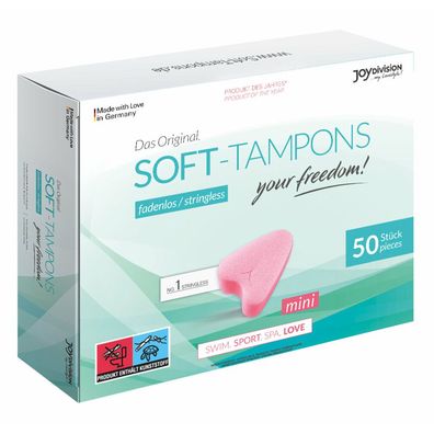 JOYDIV. Soft-Tampons Mini 50er Packung