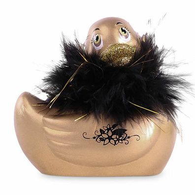 Big Teaze Toys Rub My Duckie 2.0 Paris (Gold), 7.6 x 5 x 7.6 cm