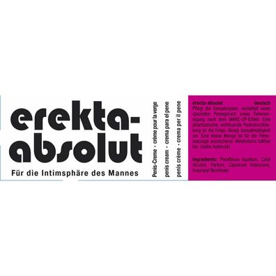 Erekta Absolut Creme- 18 ml