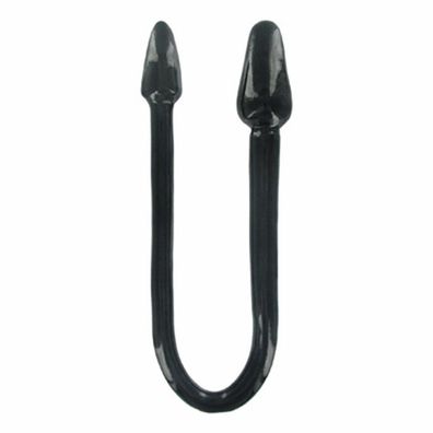 MASTER SERIES Ravens Tail Doppel-Anal-Plug schwarz