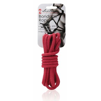 LUX FETISH Bondage Rope red 3M