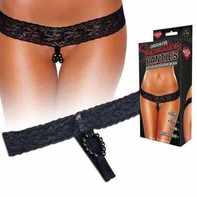 Hustler Stimulating Panties slim black M/L