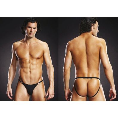 BLUE LINE Thong schwarz S/M