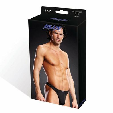 BLUE LINE Performance Microfiber Thong blk S/M