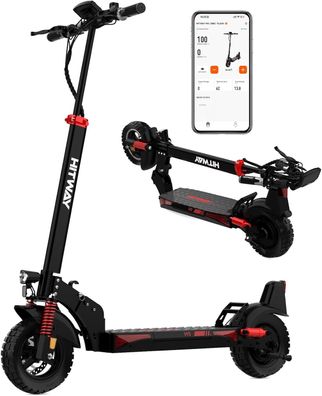 HITWAY H9 offroad E-Scooter 10 Zoll, Batterie 15.6 48V, mit Straßenzulassung