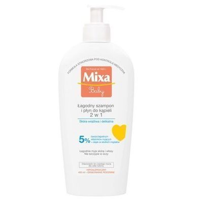 Mixa Baby Sanftes 2-in-1 Shampoo & Badegel 400ml