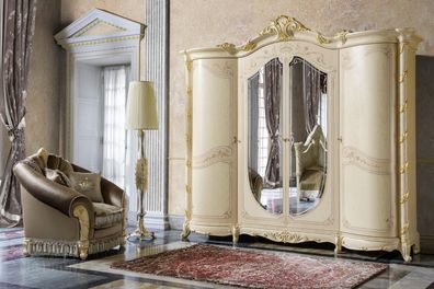 Möbel Barock Neu Klassischer Kleiderschrank Schränke Schlafzimmer Schrank Holz