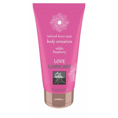 Shiatsu Edible Love lubricant Raspberry 75ml