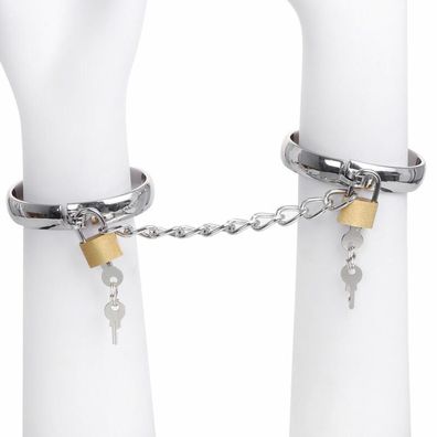 OHMAMA FETISH METAL HANDS CUFFS