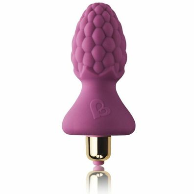 ROCKS-OFF Assberries Raspberry Vibrating BUTT PLUG