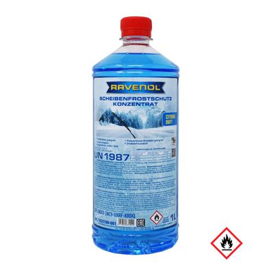 Ravenol Scheibenfrostschutz bis -60 C Citrus Duft Flasche 1000ml