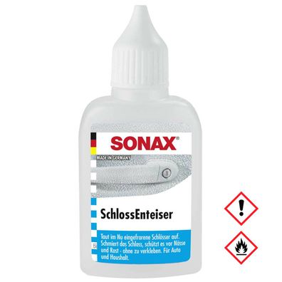 SONAX Schloss Enteiser Taut im Nu eingefrorene Schlösser auf 50ml