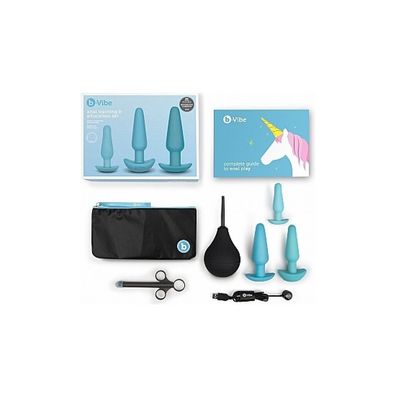 b-Vibe Anal Training & Education Set Teal