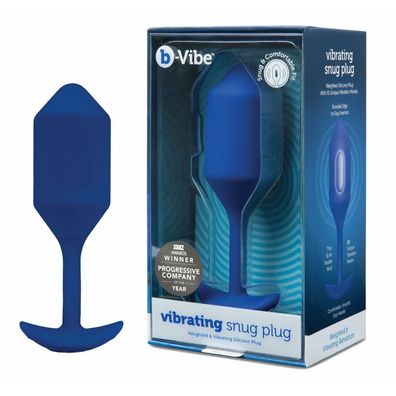 b-Vibe Vibrating Snug Plug XL Navy