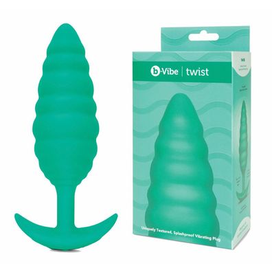 b-Vibe Twist Texture Plug Green