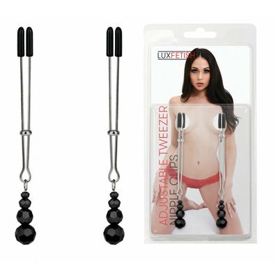 LUX FETISH Adjustable Tweezer Nipple Clips