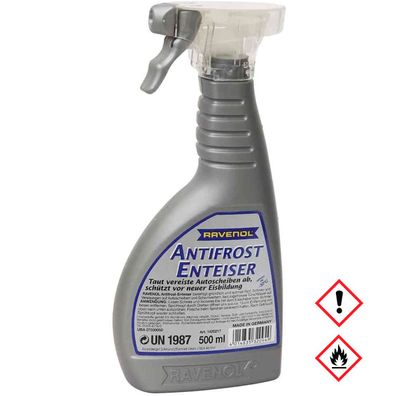 Ravenol Antifrost Enteiser Pumpflasch beseitigt Eis gründlich 500ml