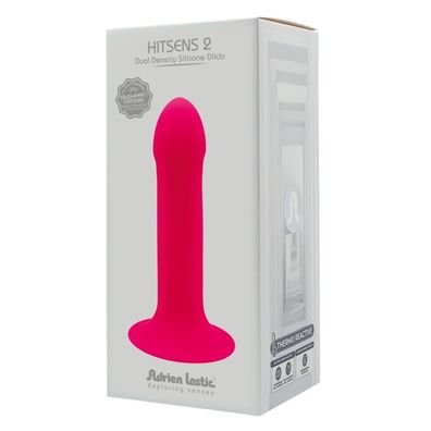 ADRIEN LASTIC Hitsens 2 Dual Density Silicone Dildo pink