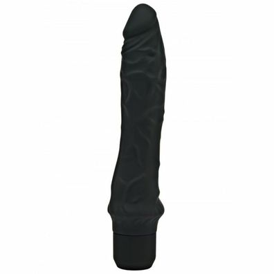 GET REAL Realistic Vibrator - BLACK 25 CM