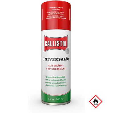 Ballistol Universalöl Spray Dose reinigt unweltschonend 200ml