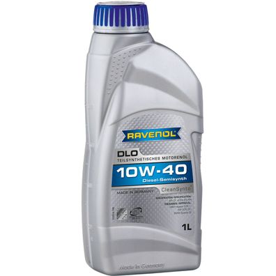 Ravenol DLO SAE 10W 40 Leichtlauf Motorenöl für Diesel Motoren 1L