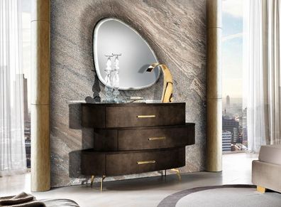 Designer Holz Kommode Side Board Kommoden Sekretär Konsolen Schmink Tische Tisch