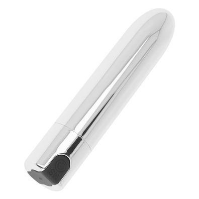 OHMAMA Vibrating BULLET SILVER 9.5 CM