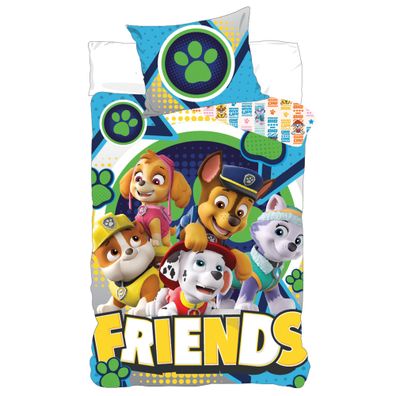 Paw Patrol Baby / Kleinkind Bettwäsche Friends Linon / Renforcé