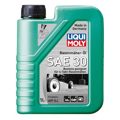 Liqui Moly Rasenmäher Öl SAE 30 Hochwertiges Einbereichsmotoröl 1L