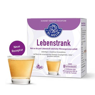 Lebenstrank (früher Wellness-Trank), 8 Beutel je 18 g Pulver - St. Helia