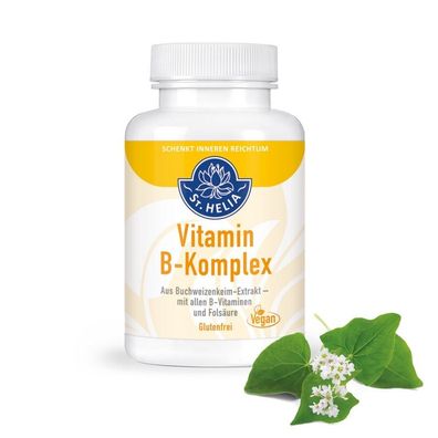 Vitamin B-Komplex aus Buchweizen, 90 Kapseln - St. Helia