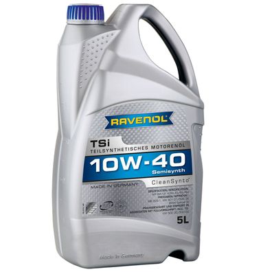 Ravenol Leichtlauföl TSi 10W 40 Teilsynthetisches Motorenöl 5L