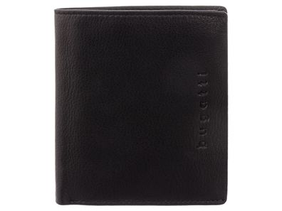 Bugatti ALDO Scheintasche 49113501 Hochformat klein wallet with flip schwarz