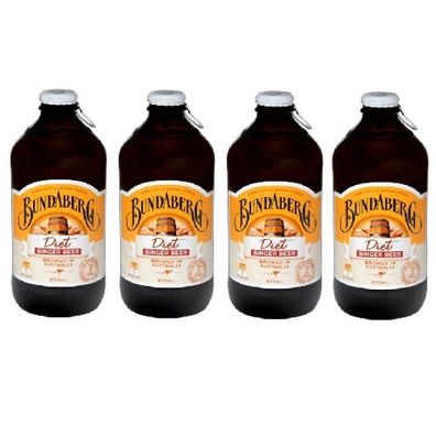 Bundaberg Diet Ginger Beer - Australian Import 4x375 ml