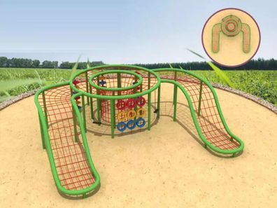 Seilkomplex Ungewöhnliches Seil Design Für Den Garten Outdoor Spielplätze